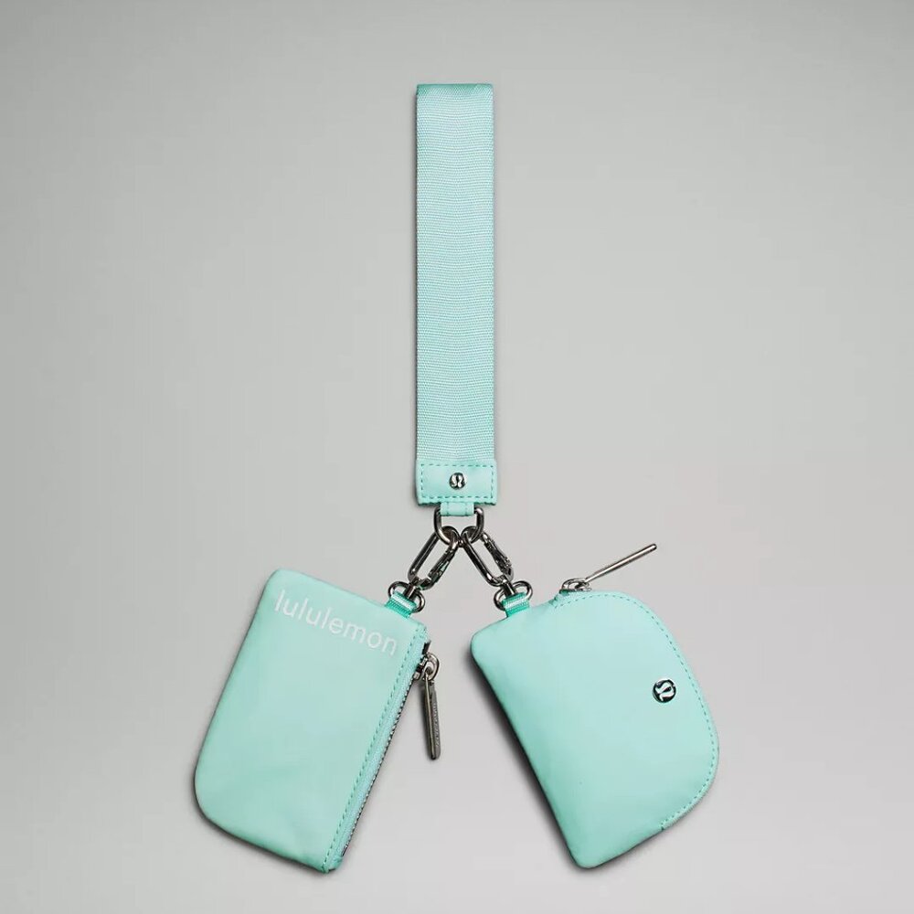 Lululemon Athletica Mint White Dual Pouch NWT
